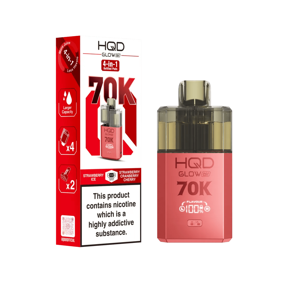 HQD - HQD Glow Air 70k Prefilled Pod Kit - The No1 Plug