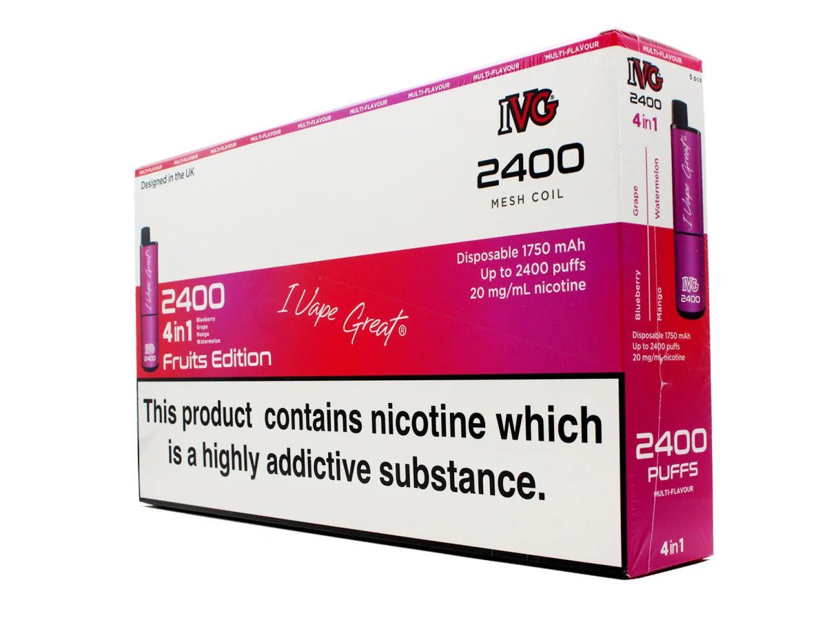 IVG 2400 Pod Vape 5 Pack - Theno1plugshop IVG 2400 Pod Vape 5 Pack - Theno1plugshop