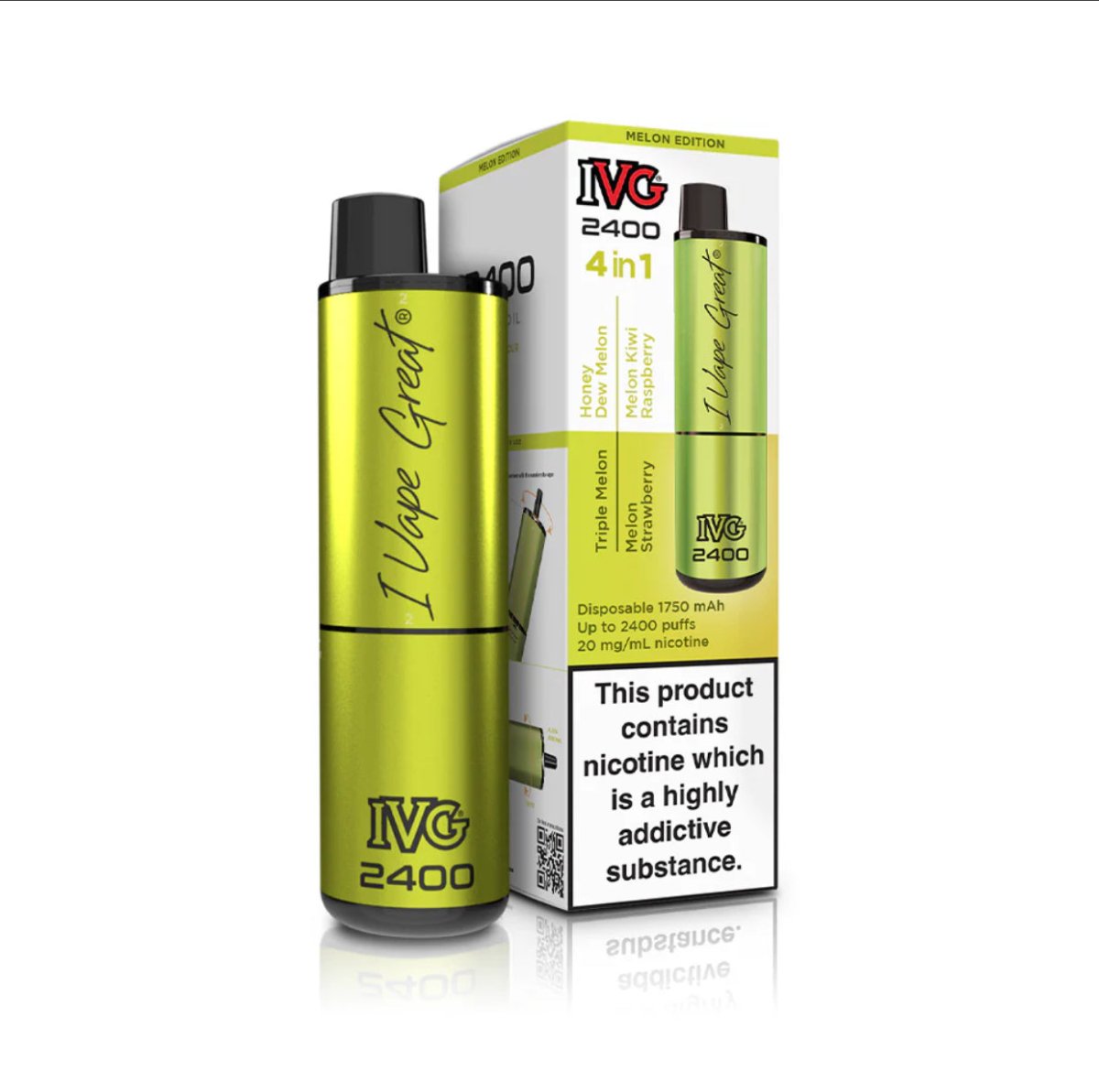 IVG - IVG 2400 Disposable Vape Pod Puff Bar Device Kit - The No1 Plug