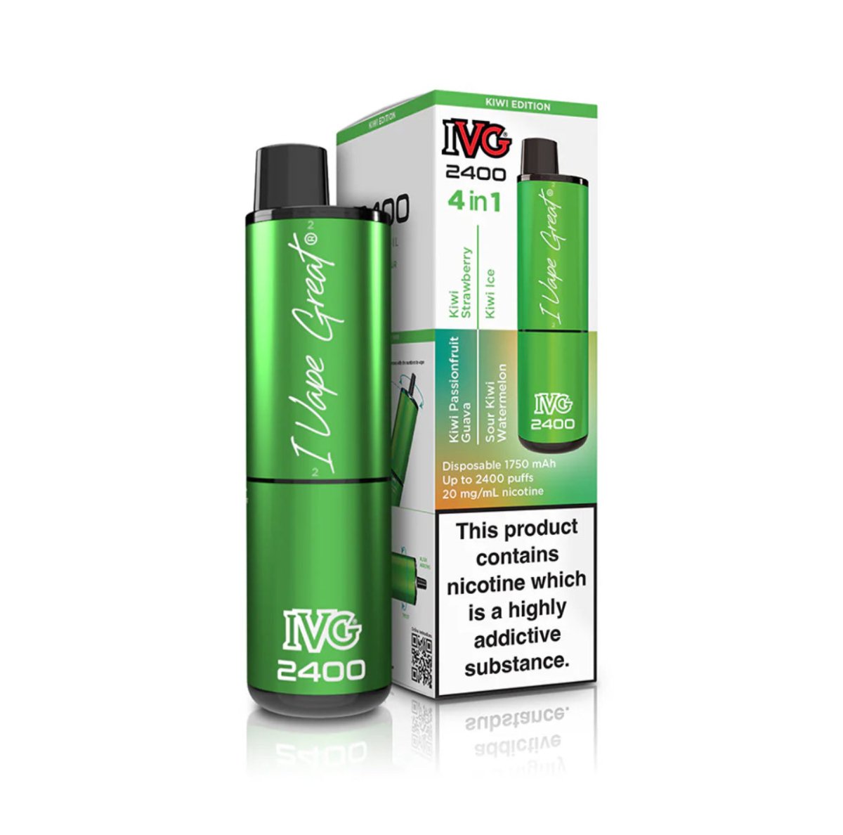 IVG - IVG 2400 Disposable Vape Pod Puff Bar Device Kit - The No1 Plug