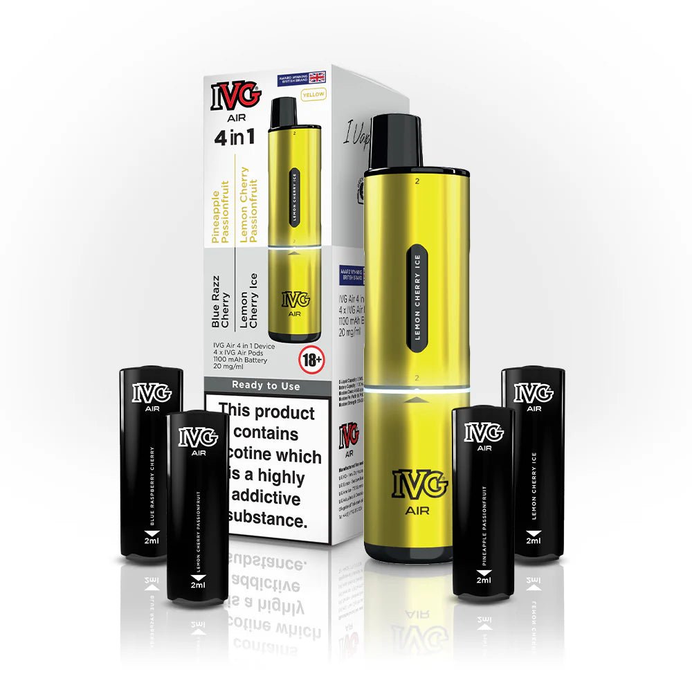 IVG - IVG Air 4 in 1 Disposable Vape 2400 Puffs (Box of 5) - theno1plugshop