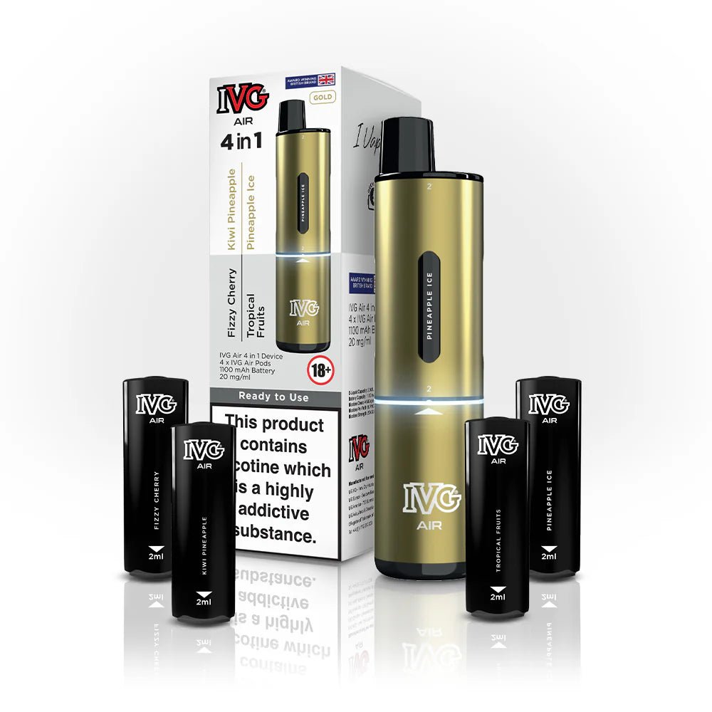 IVG - IVG Air 4 in 1 Disposable Vape 2400 Puffs (Box of 5) - theno1plugshop