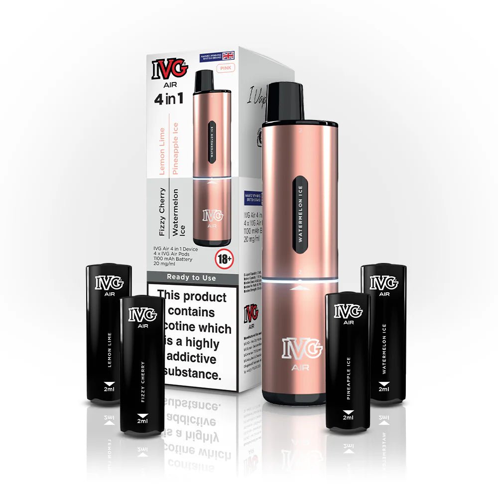 IVG - IVG Air 4 in 1 Disposable Vape 2400 Puffs (Box of 5) - theno1plugshop