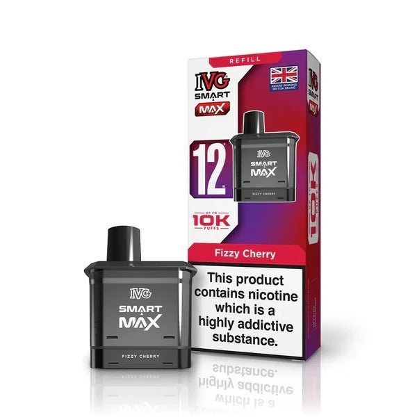 IVG Smart Max 10k Replacement Pods - Pack of 5 - Fizzy Cherry