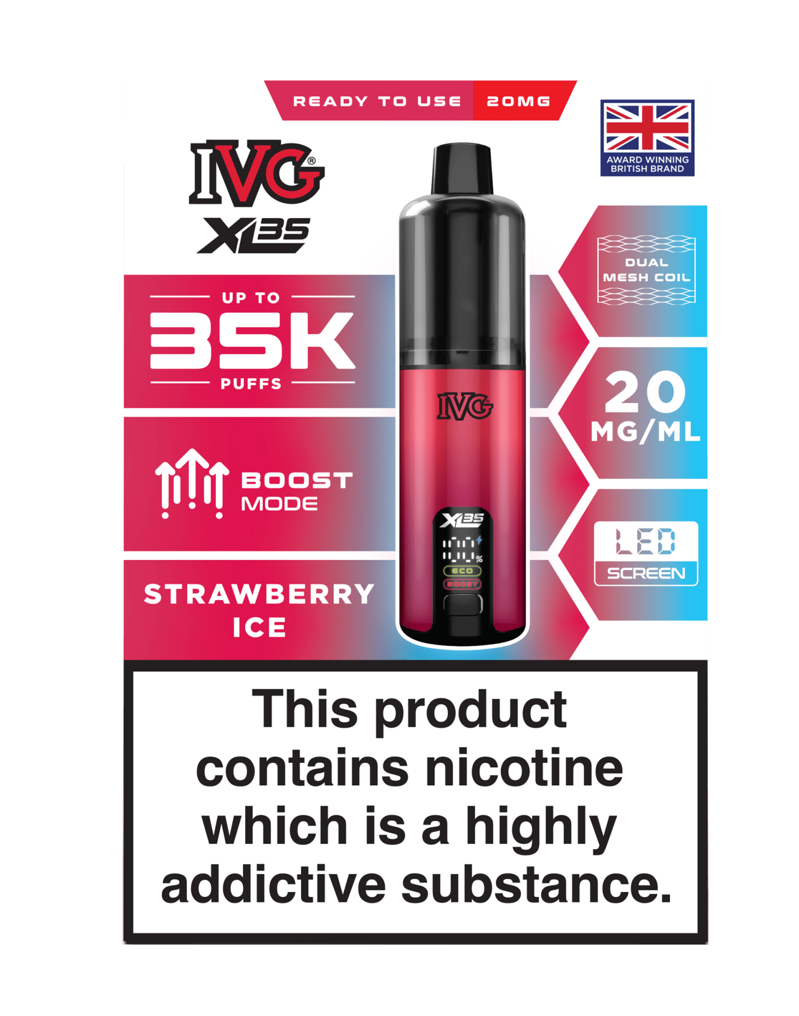 IVG XL 35K Prefilled Pod Vape Simbavapes