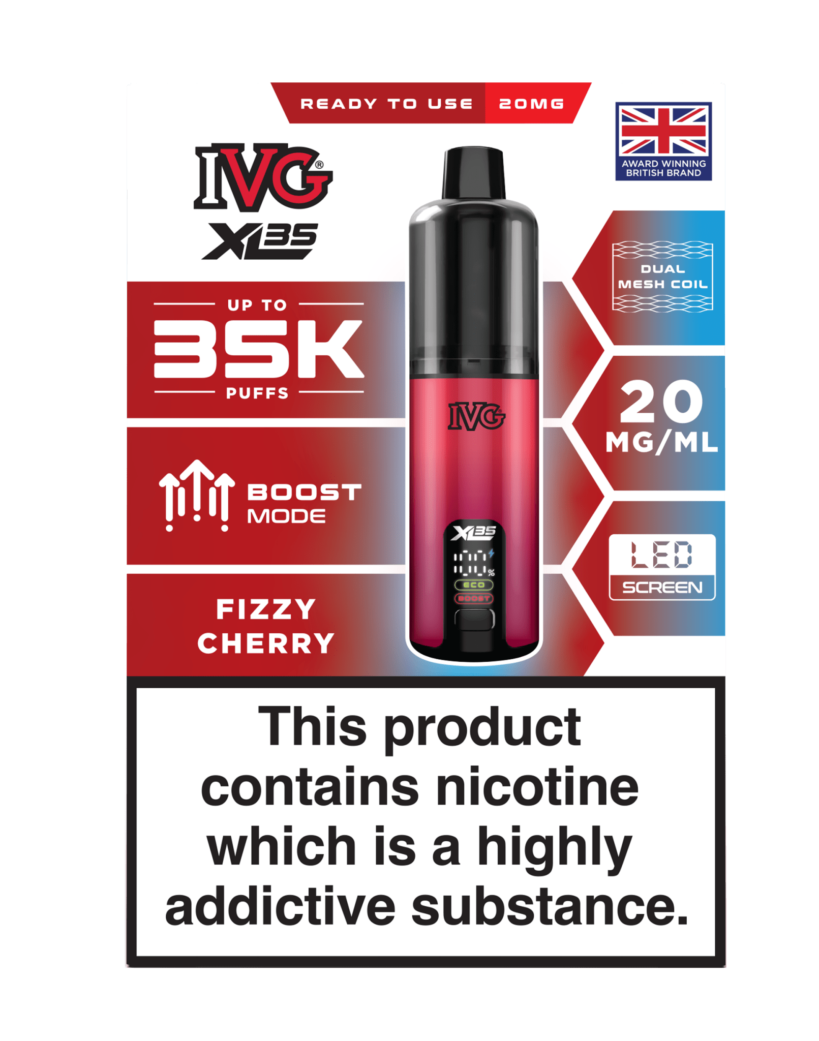IVG XL 35K Prefilled Pod Vape Simbavapes