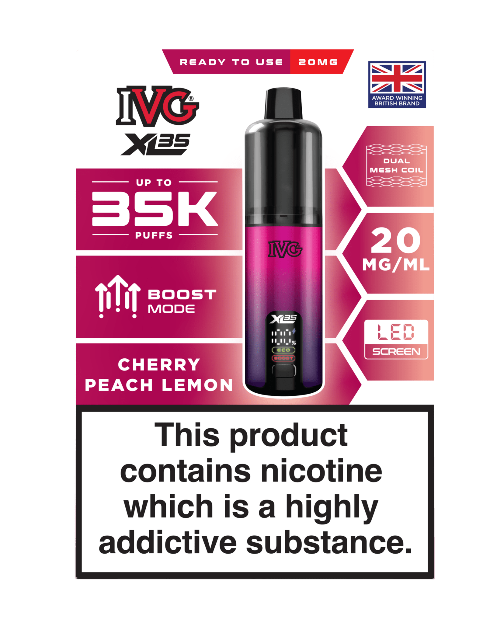 IVG XL 35K Prefilled Pod Vape Simbavapes