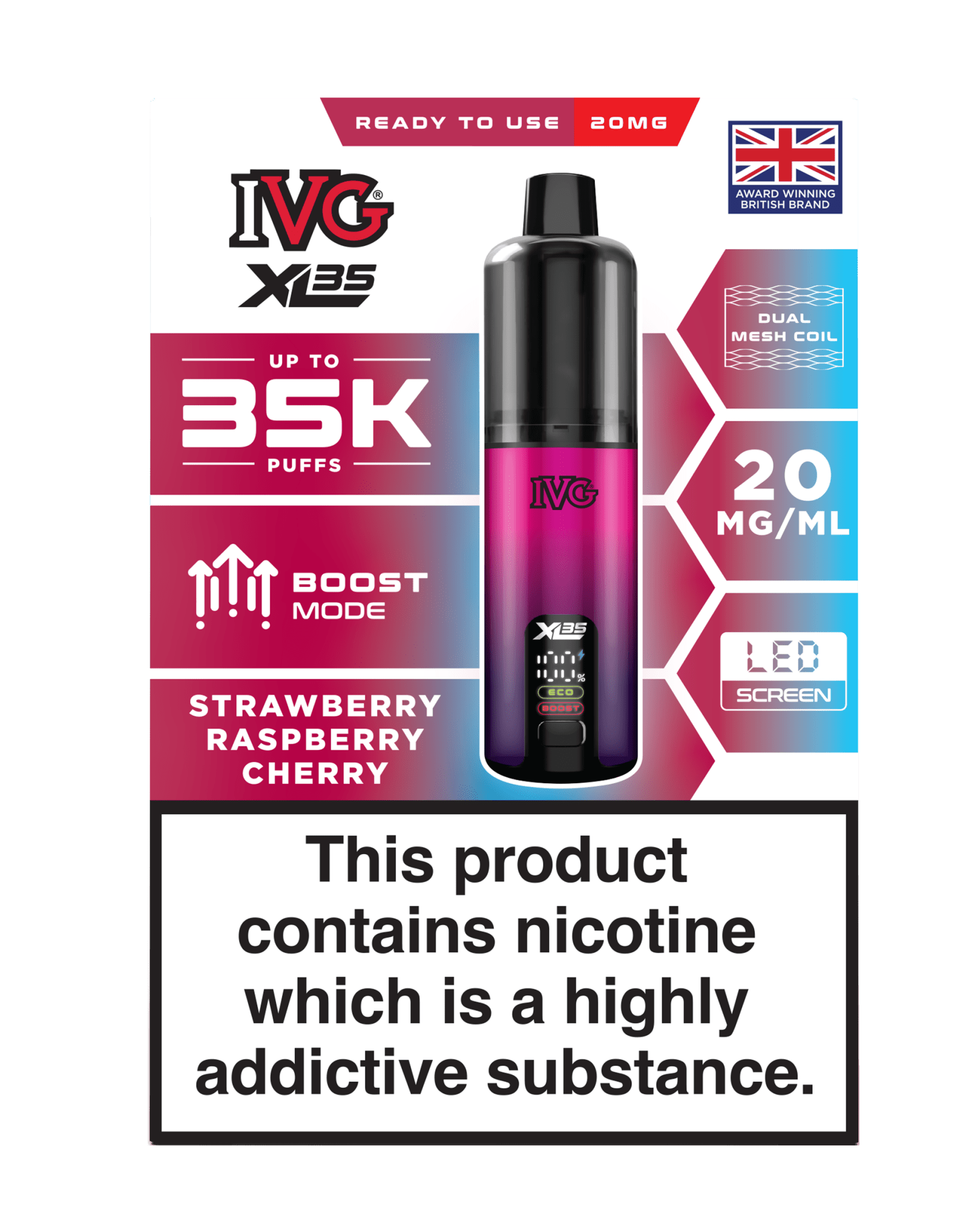 IVG XL 35K Prefilled Pod Vape Simbavapes