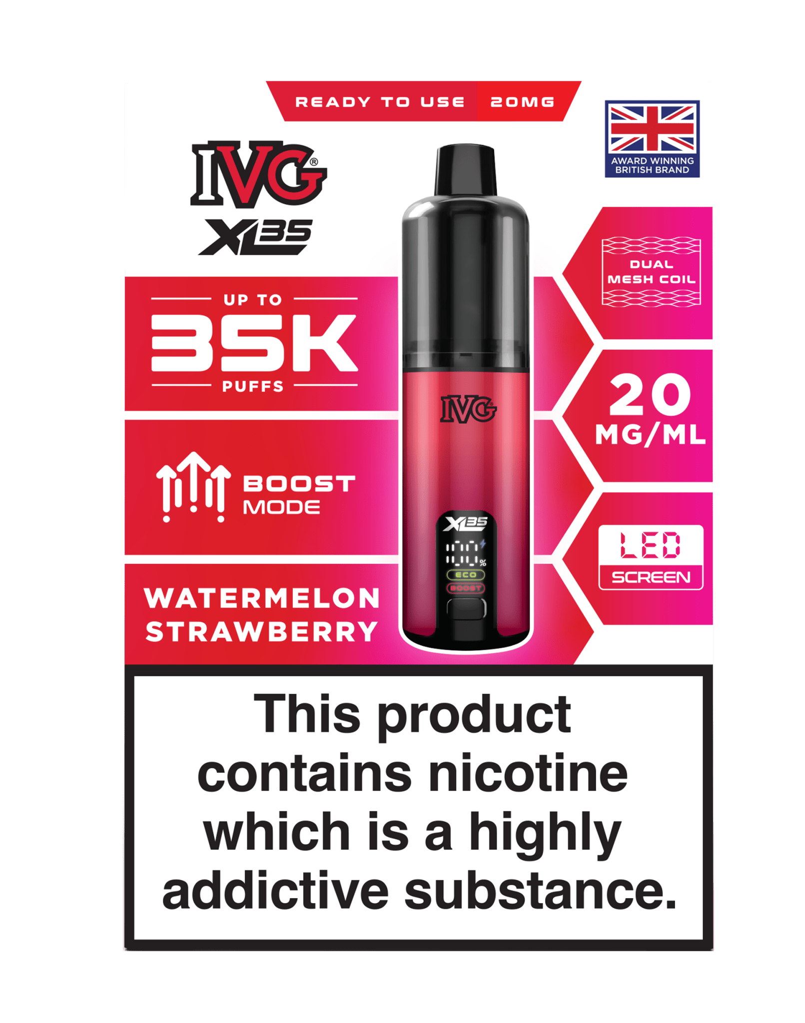 IVG XL 35K Prefilled Pod Vape Simbavapes