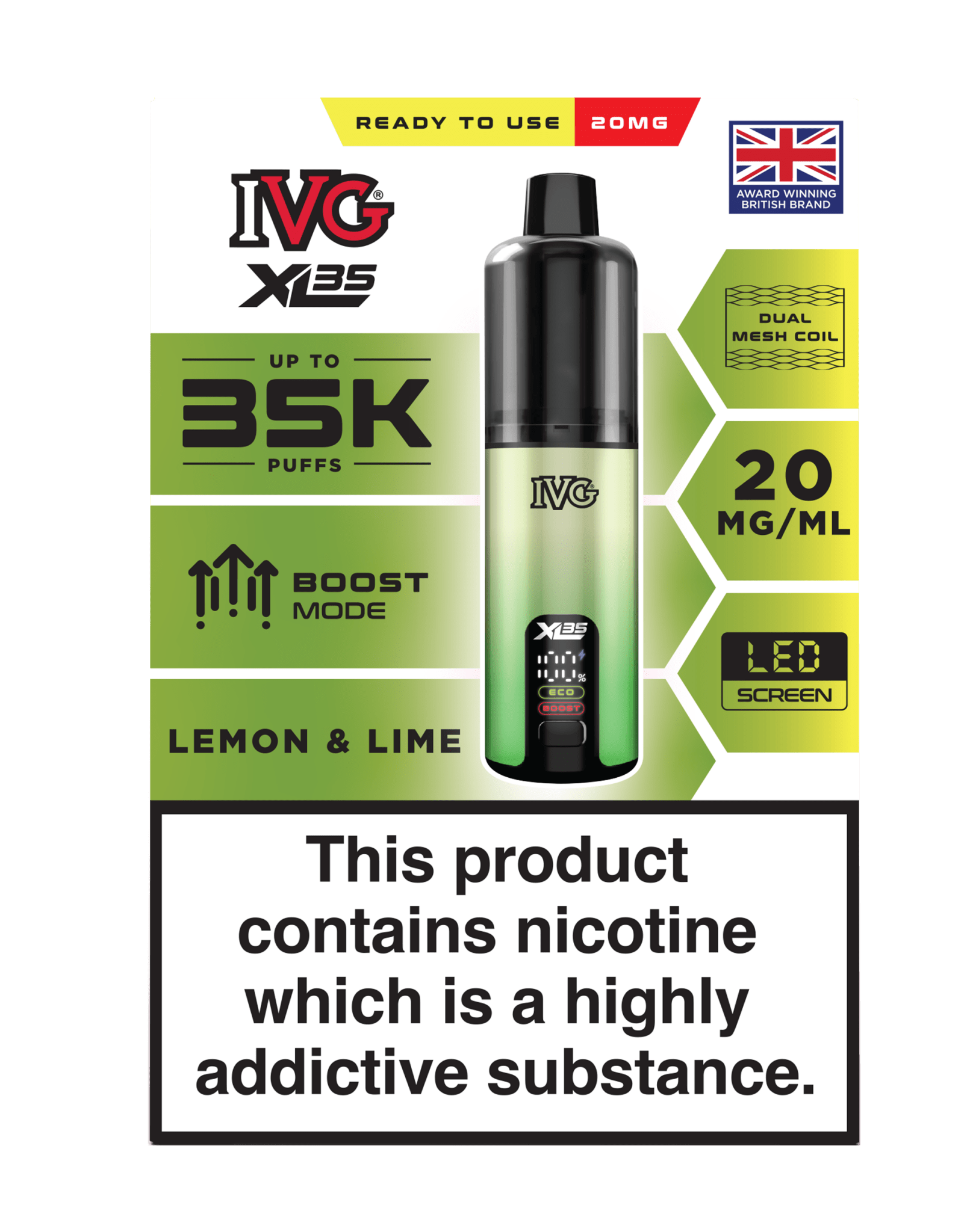 IVG XL 35K Prefilled Pod Vape Simbavapes