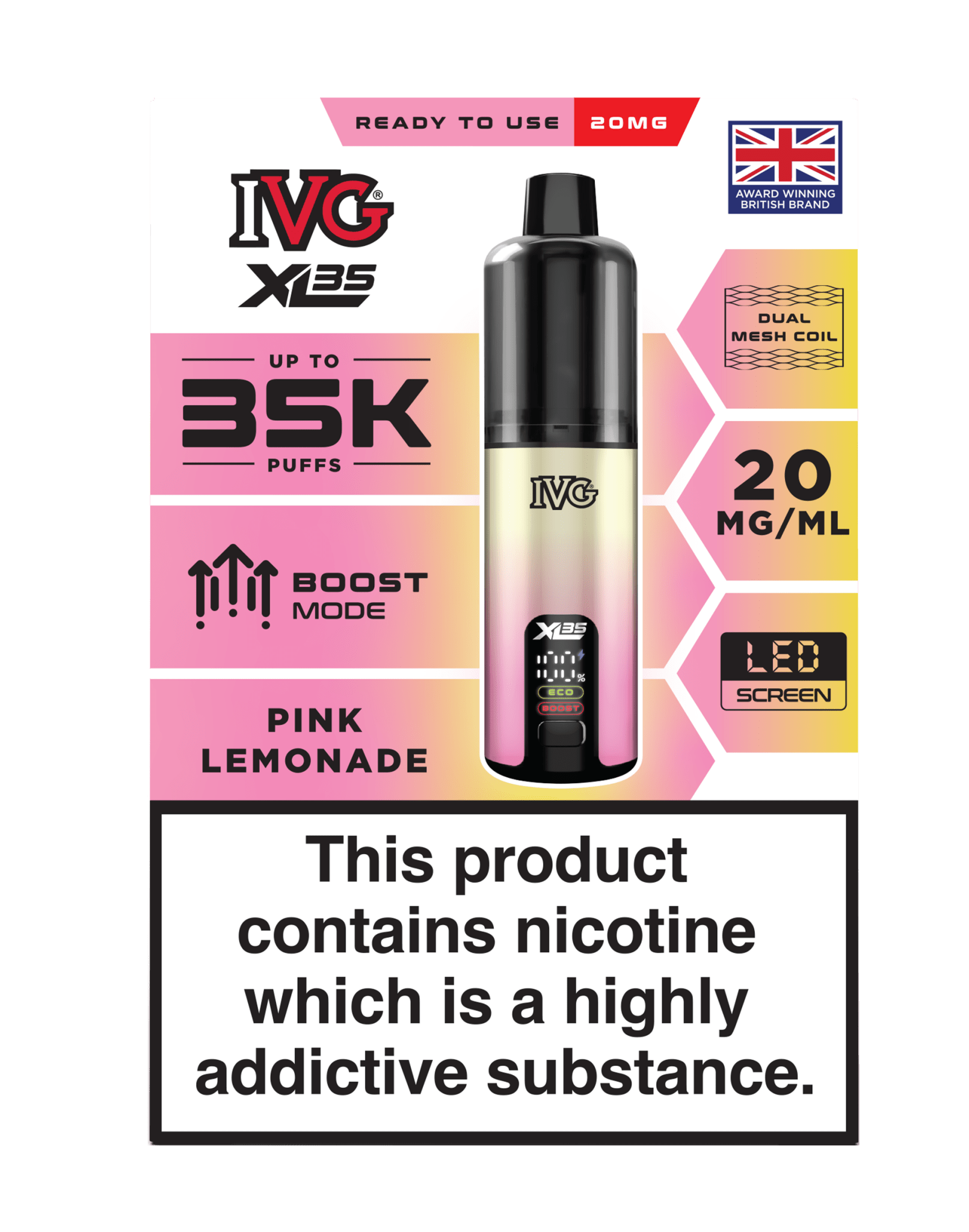 IVG XL 35K Prefilled Pod Vape Simbavapes