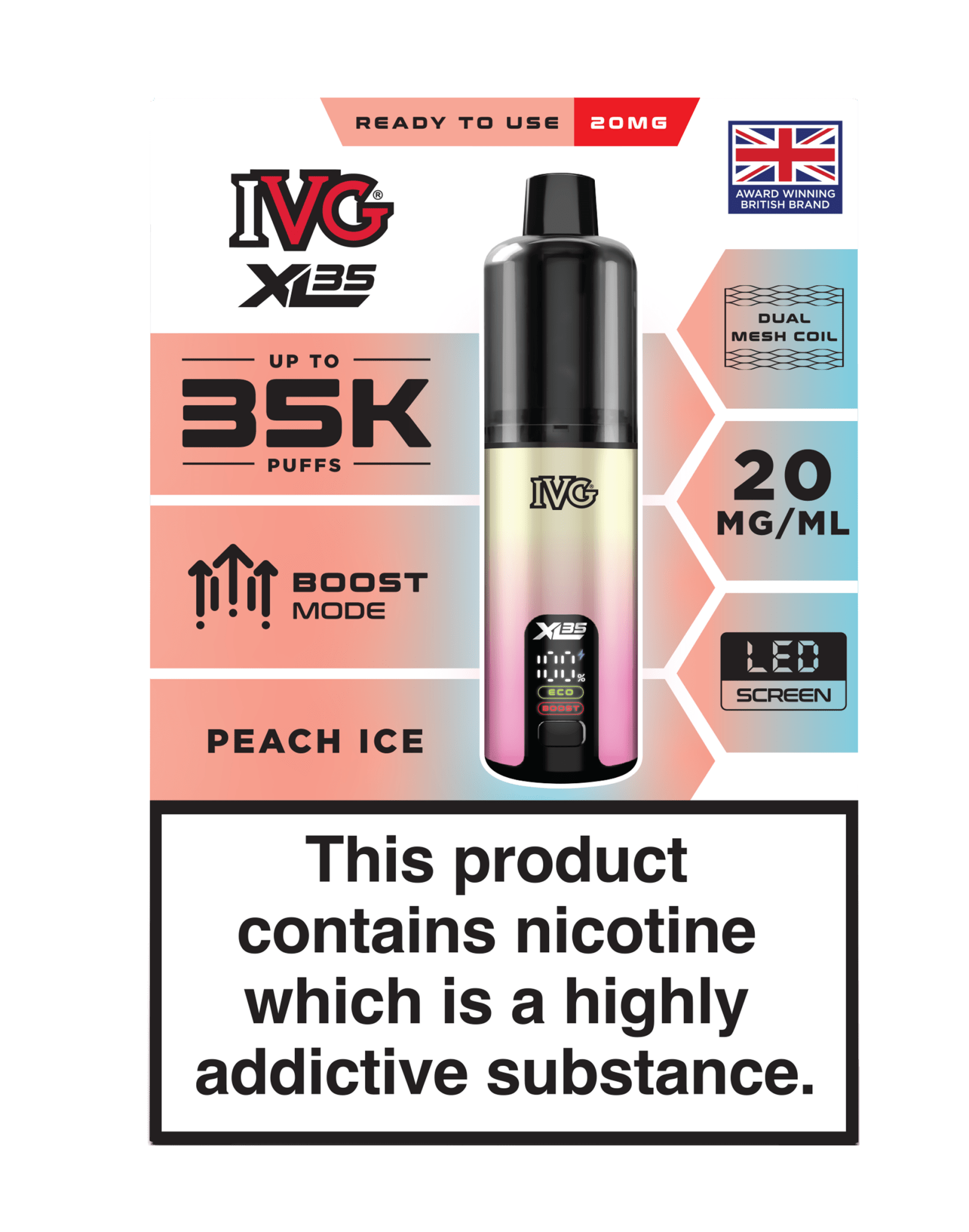 IVG XL 35K Prefilled Pod Vape Simbavapes