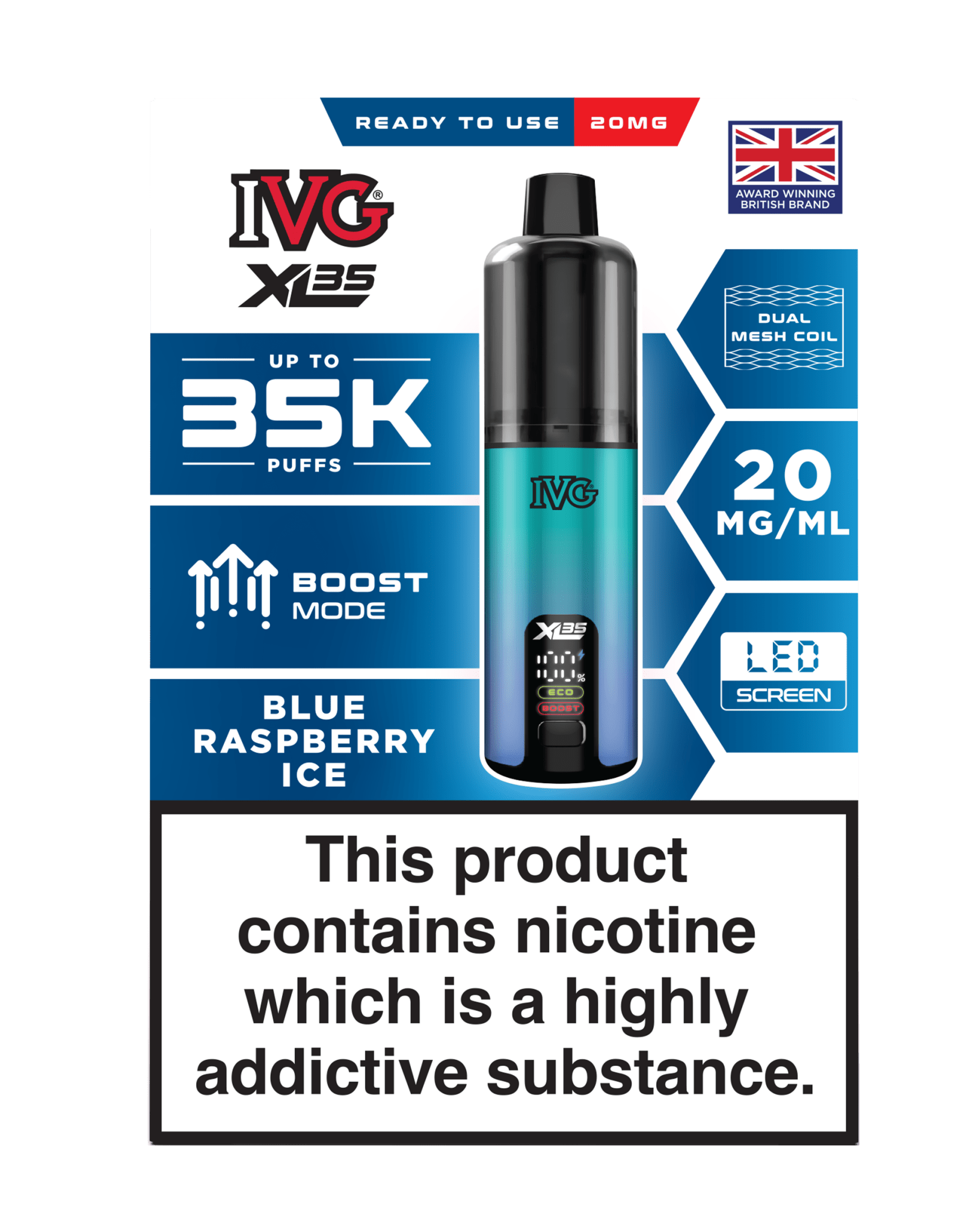 IVG XL 35K Prefilled Pod Vape Simbavapes