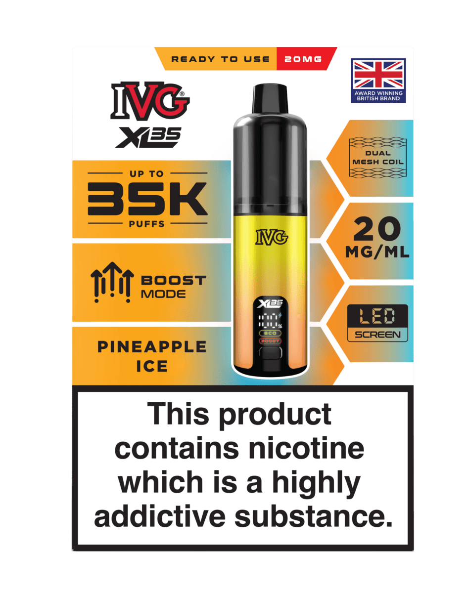 IVG - IVG XL 35K Prefilled VAPE (BOX OF 5) - The No1 Plug