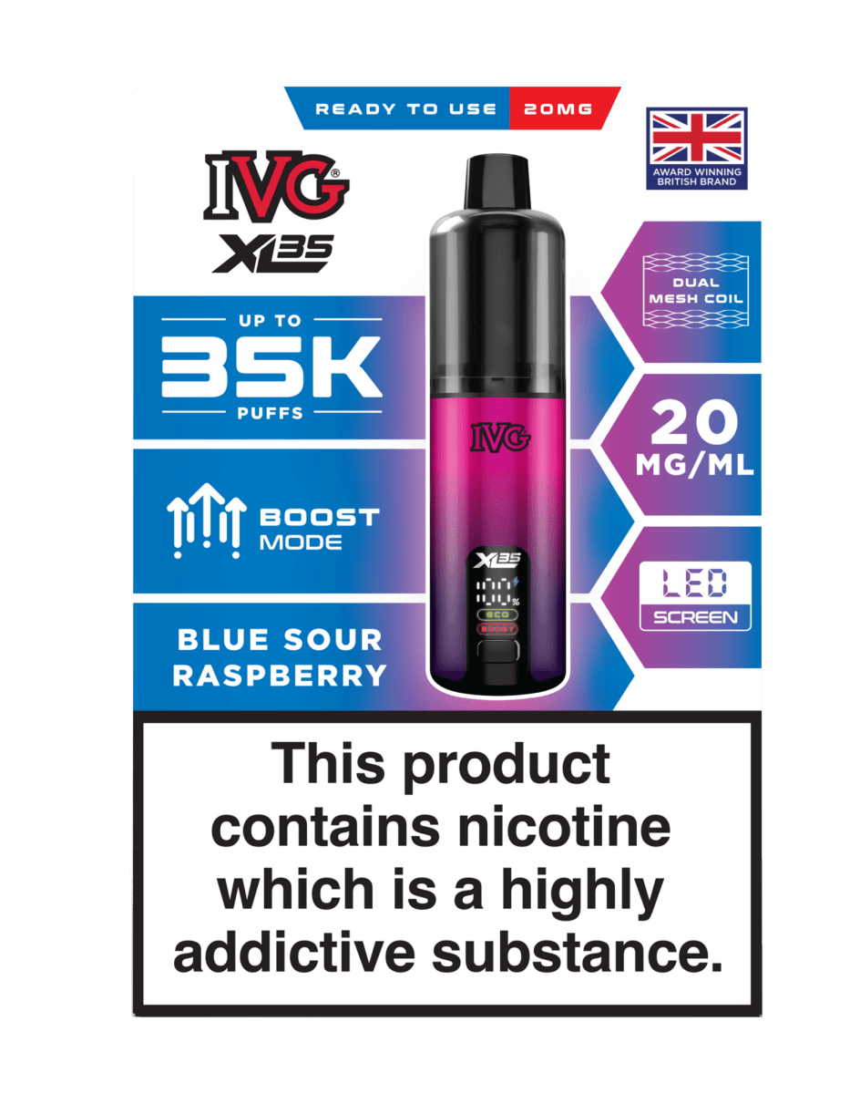 IVG XL 35K Prefilled VAPE (BOX OF 5) - The No1 Plug