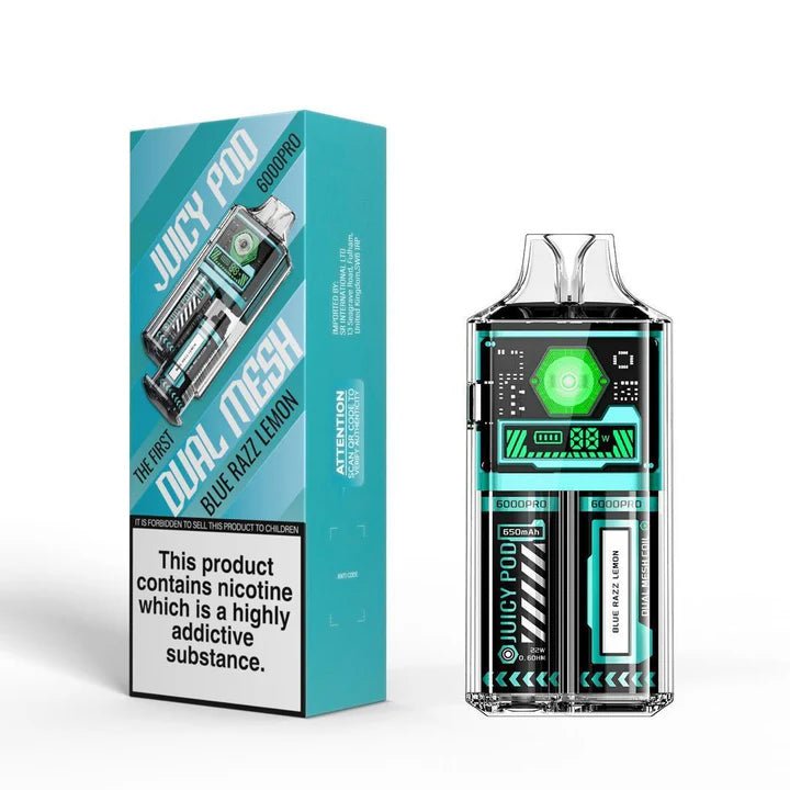 Juicy Pod - Juicy Pod Good Pro 6000 Puffs Disposable Vape Box of 5 - theno1plugshop