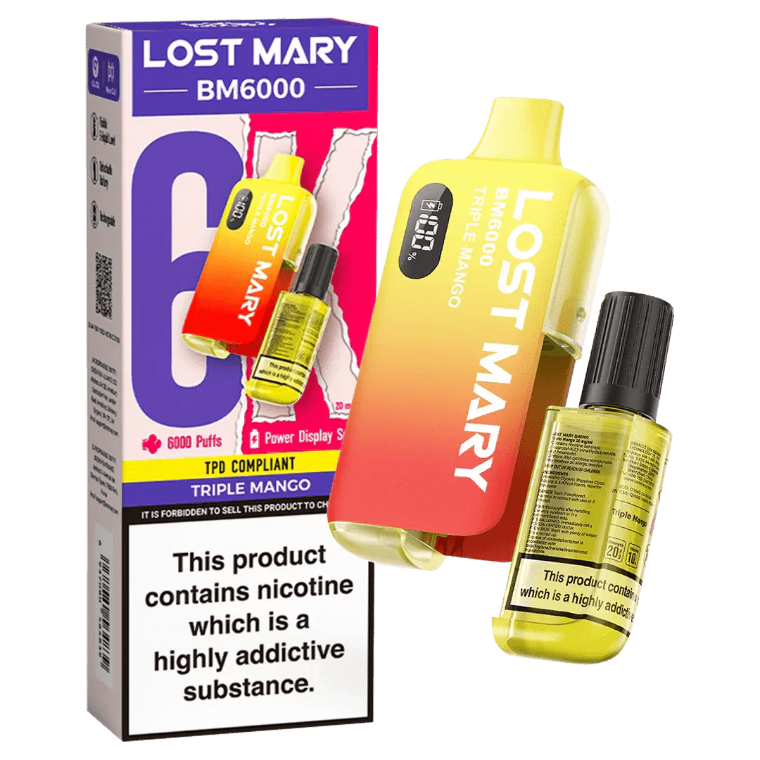 Lost Mary - Lost Mary BM6000 Prefilled Pod Vape Kit - The No1 Plug
