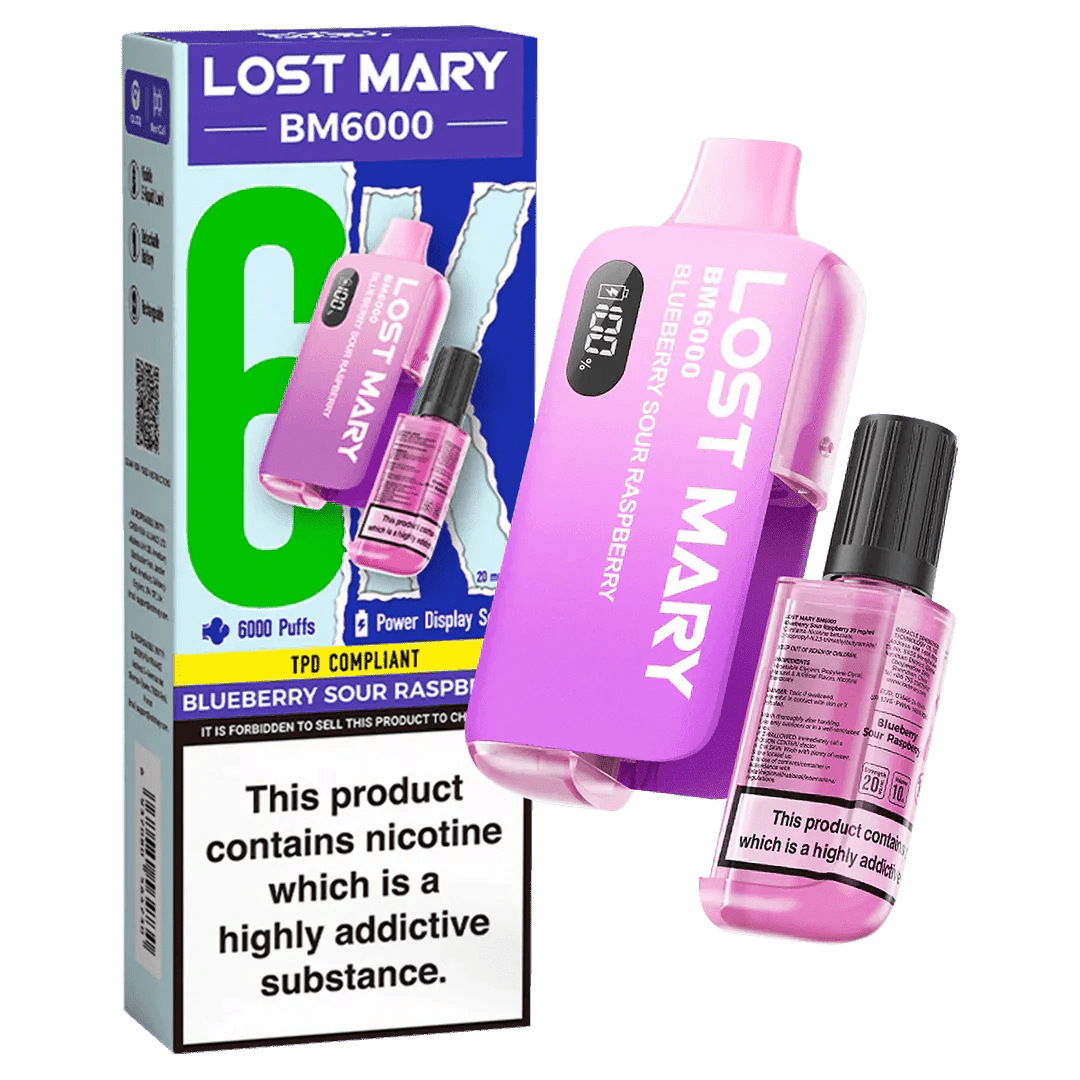 Lost Mary - Lost Mary BM6000 Prefilled Pod Vape Kit - The No1 Plug