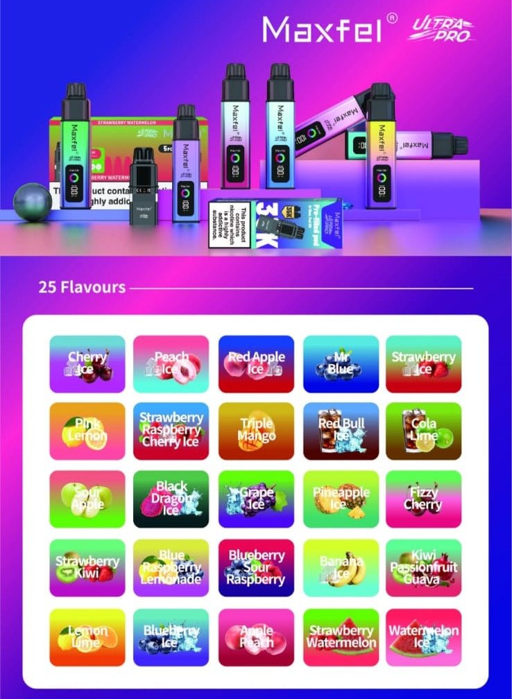 Maxfel - Maxfel Ultra Pro 35k Prefilled Pod Kit ( Box of 5 ) - The No1 Plug