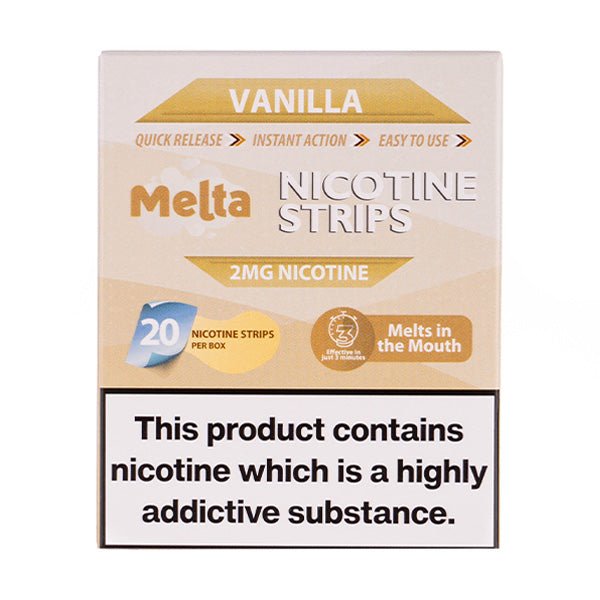 Melta - Melta Nicotine Strips box of 10 packets - The No1 Plug