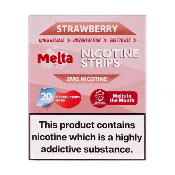 Melta - Melta Nicotine Strips box of 10 packets - The No1 Plug