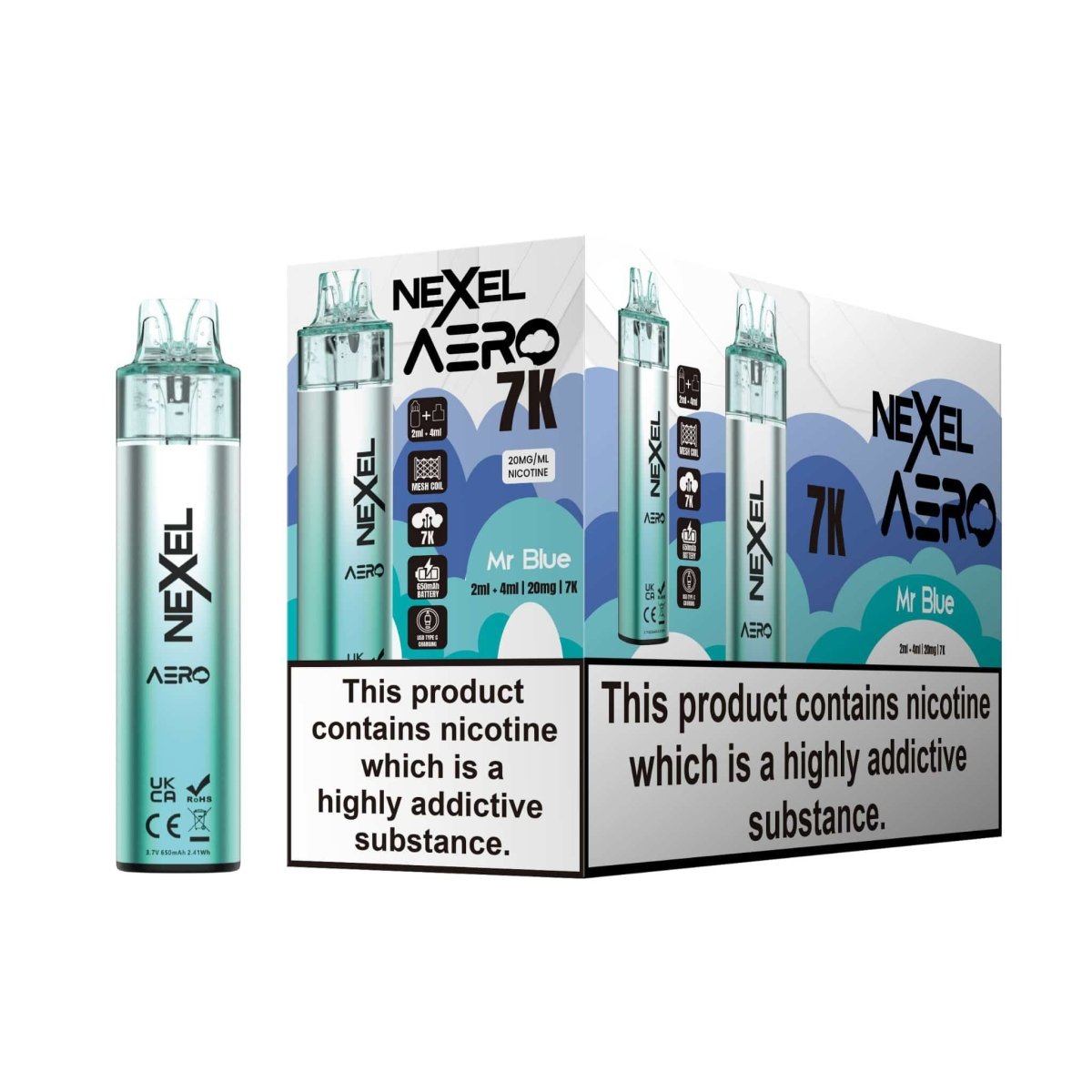 Nexel Aero 7k Prefilled Pod Vape Kit - The No1 Plug Nexel Aero 7k Prefilled Pod Vape Kit - The No1 Plug