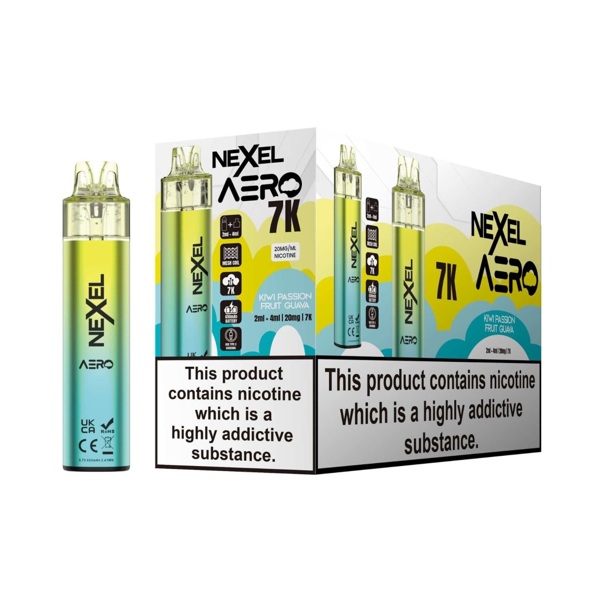 Nexel Aero 7k Prefilled Pod Vape Kit - The No1 Plug Nexel Aero 7k Prefilled Pod Vape Kit - The No1 Plug