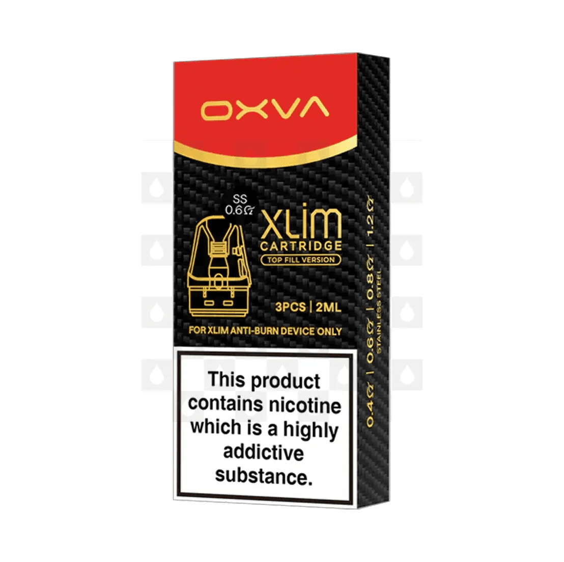 Oxva - Oxva Xlim SS Replacement Pods (PACK OF 3) - The No1 Plug