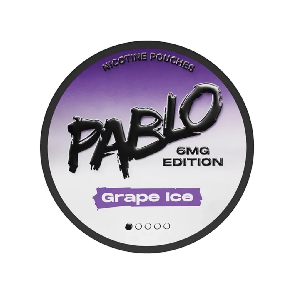 Pablo Nicotine Pouches 6mg - Box of 10 - Grape Ice