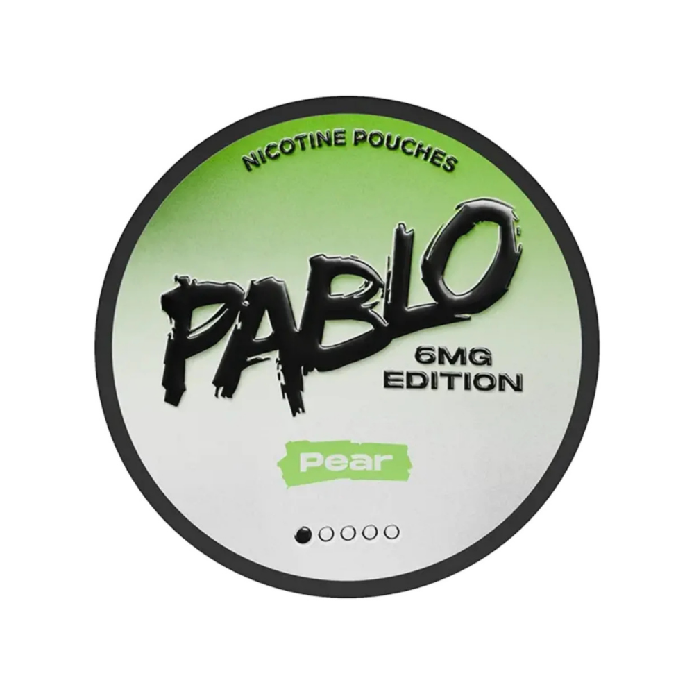 Pablo Nicotine Pouches 6mg - Box of 10 - Pear