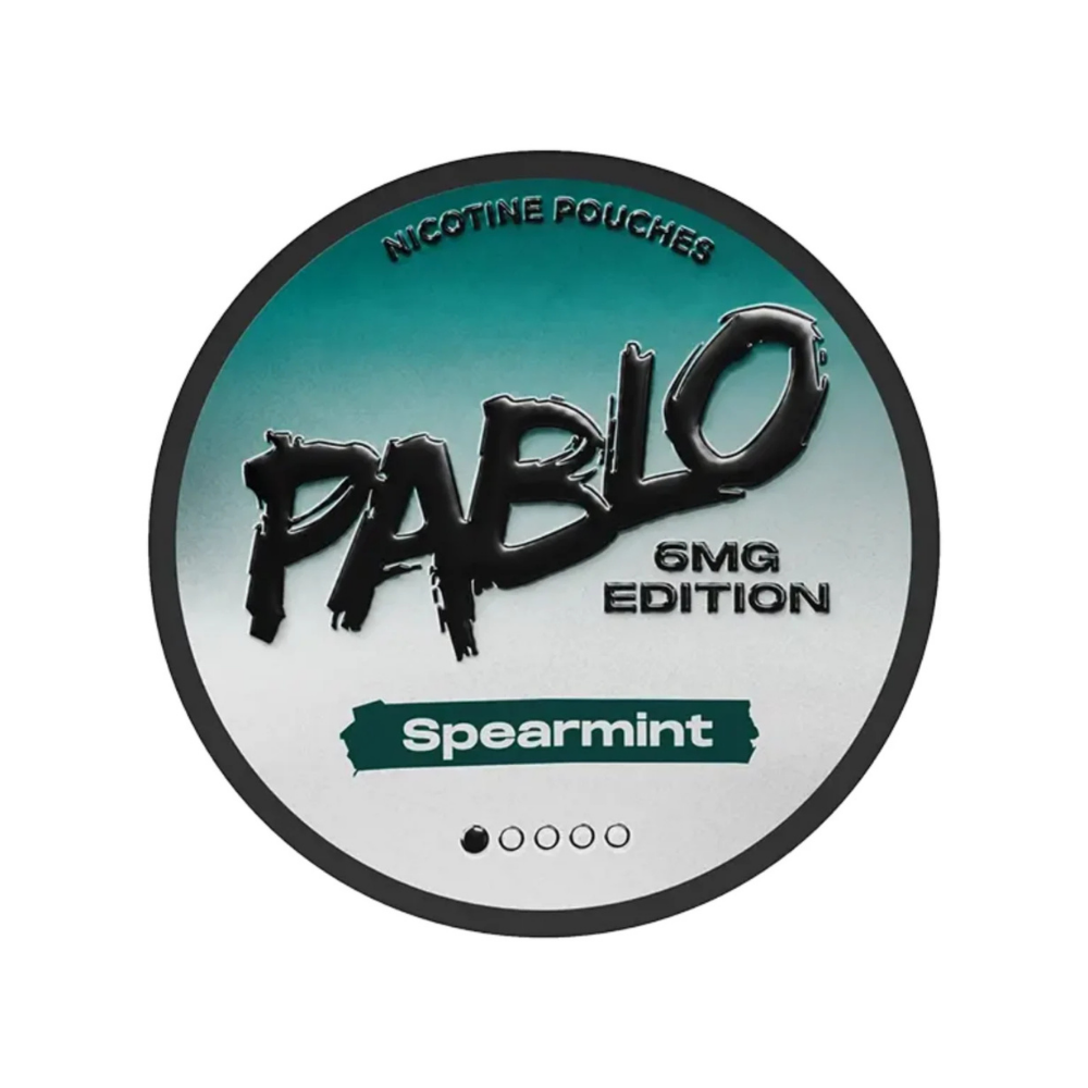 Pablo Nicotine Pouches 6mg - Box of 10 - Spearmint