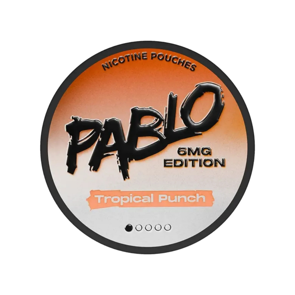Pablo Nicotine Pouches 6mg - Box of 10 - Tropical Punch