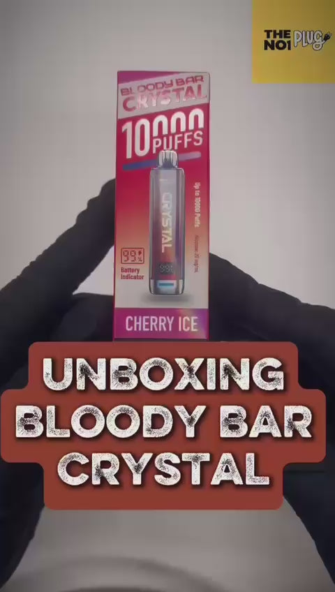 Bloody Bar - Bloody Bar Crystal 10k Disposable Vape Pack of 10 - The No1 Plug