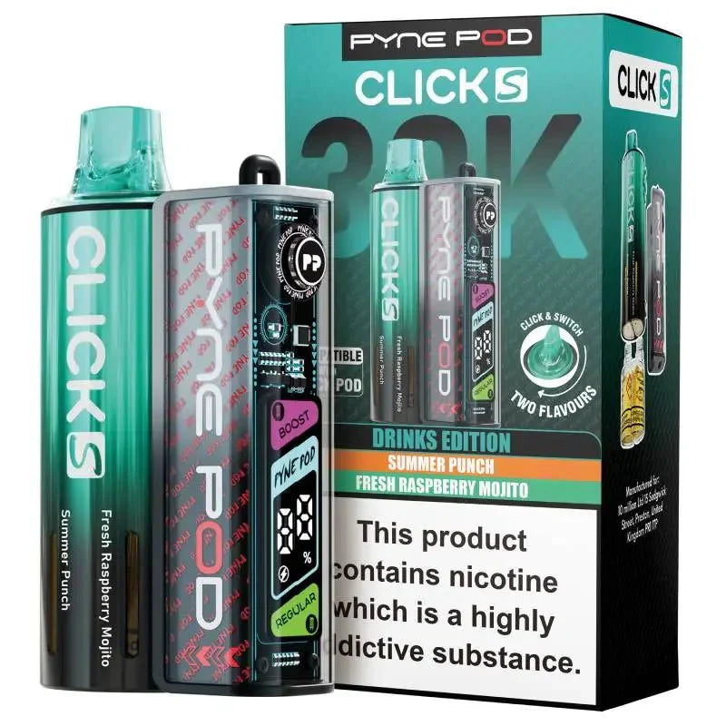 Pyne Pod Click S 30K Pod Vape Kit Pack of 5 - option1