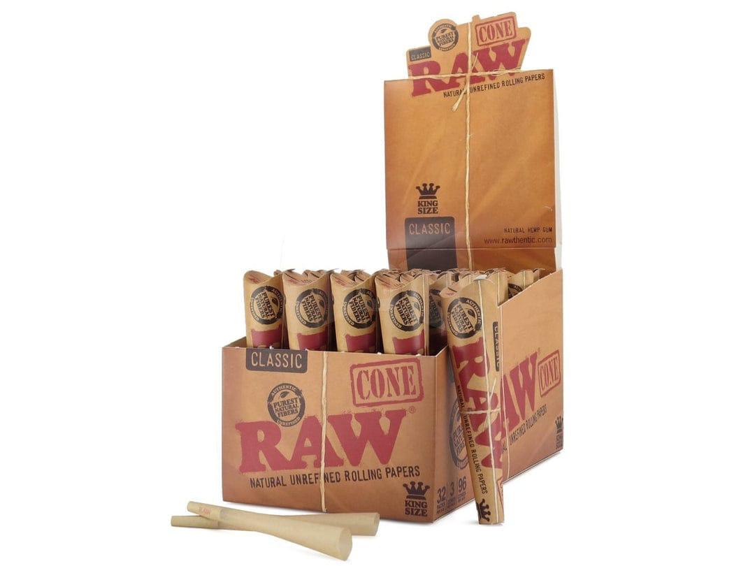 RAW - RAW Classic King Size Slim Rolling Papers 32x3=96 - The No1 Plug