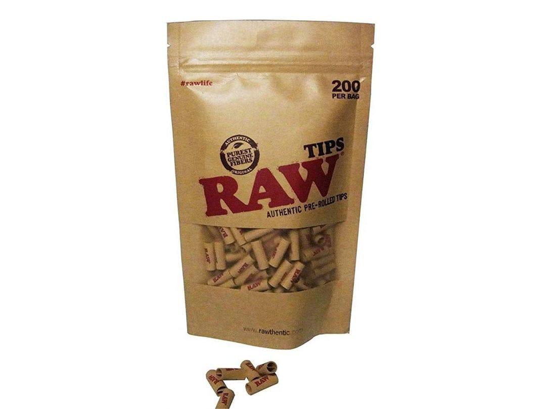 RAW - RAW Pre Rolled Tips 200 Per Bag - The No1 Plug