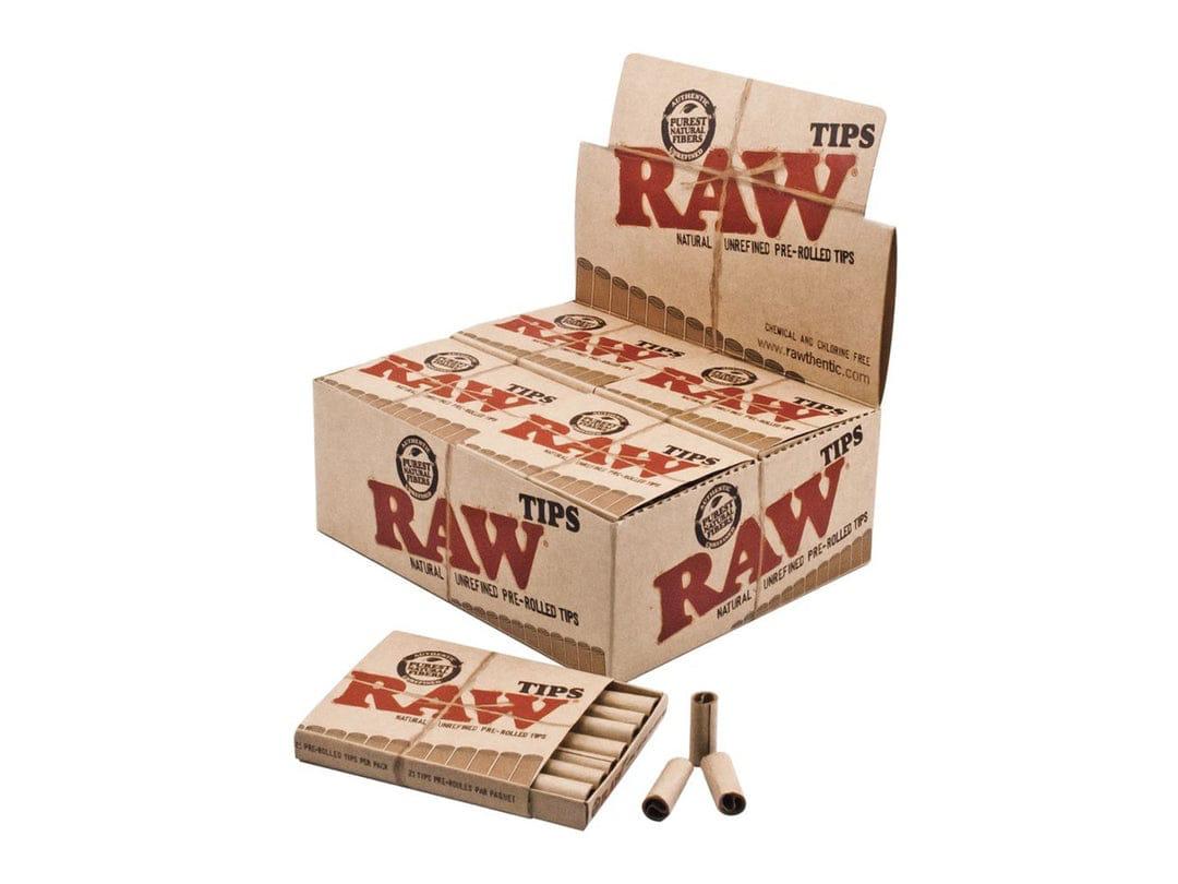 RAW - RAW Pre - Rolled Tips In Box - The No1 Plug