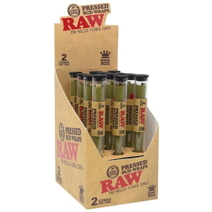 RAW - RAW Pressed Bud Wraps 2 Cones Per Tube - The No1 Plug