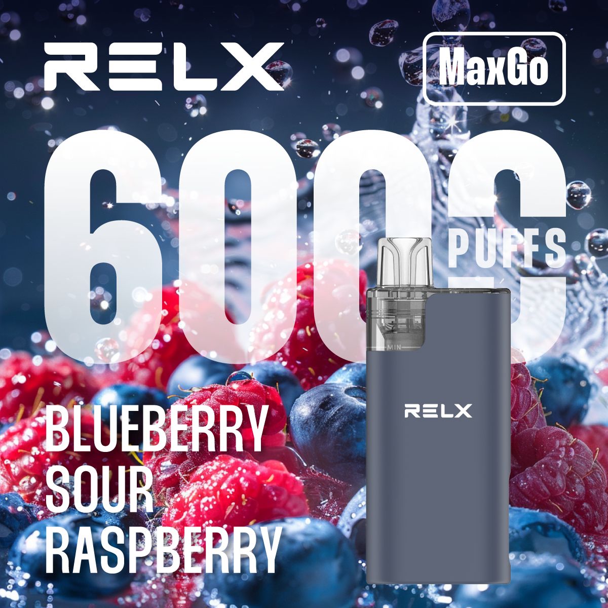 Relx - Relx Max Go 6000 Disposable Vape Box of 5 - The No1 Plug