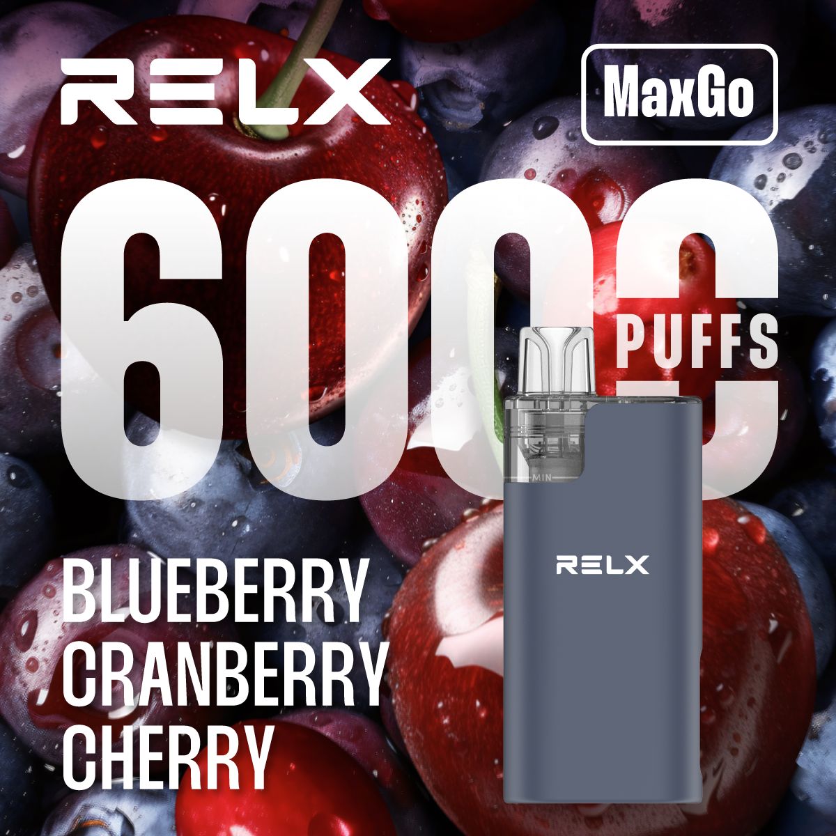 Relx - Relx Max Go 6000 Disposable Vape Box of 5 - The No1 Plug