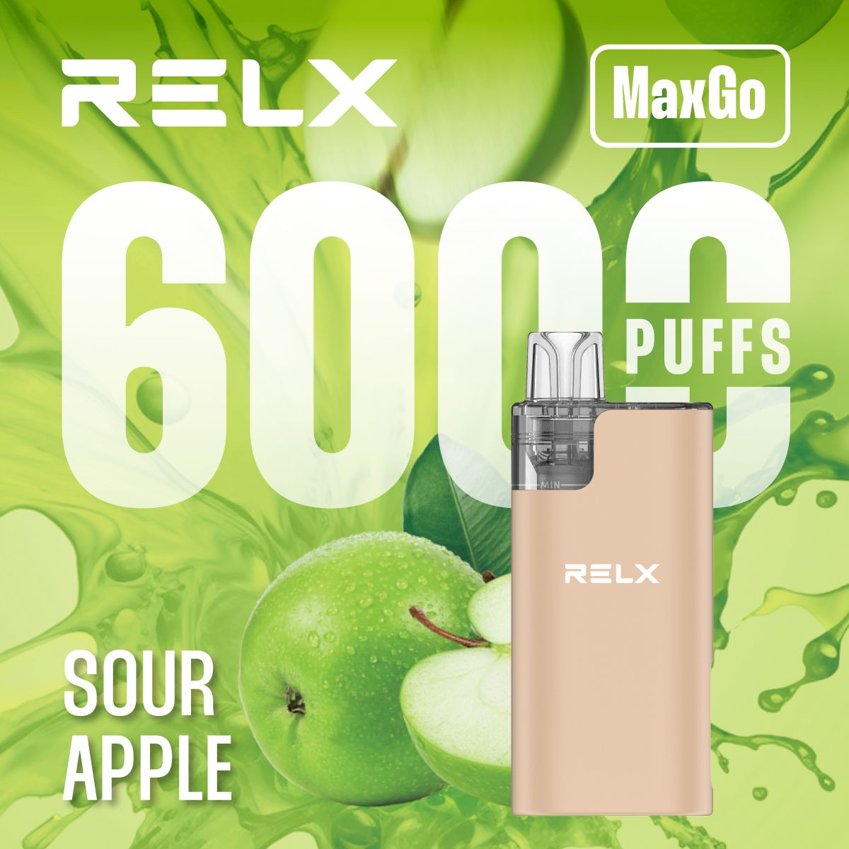 Relx - Relx Max Go 6000 Disposable Vape Box of 5 - The No1 Plug