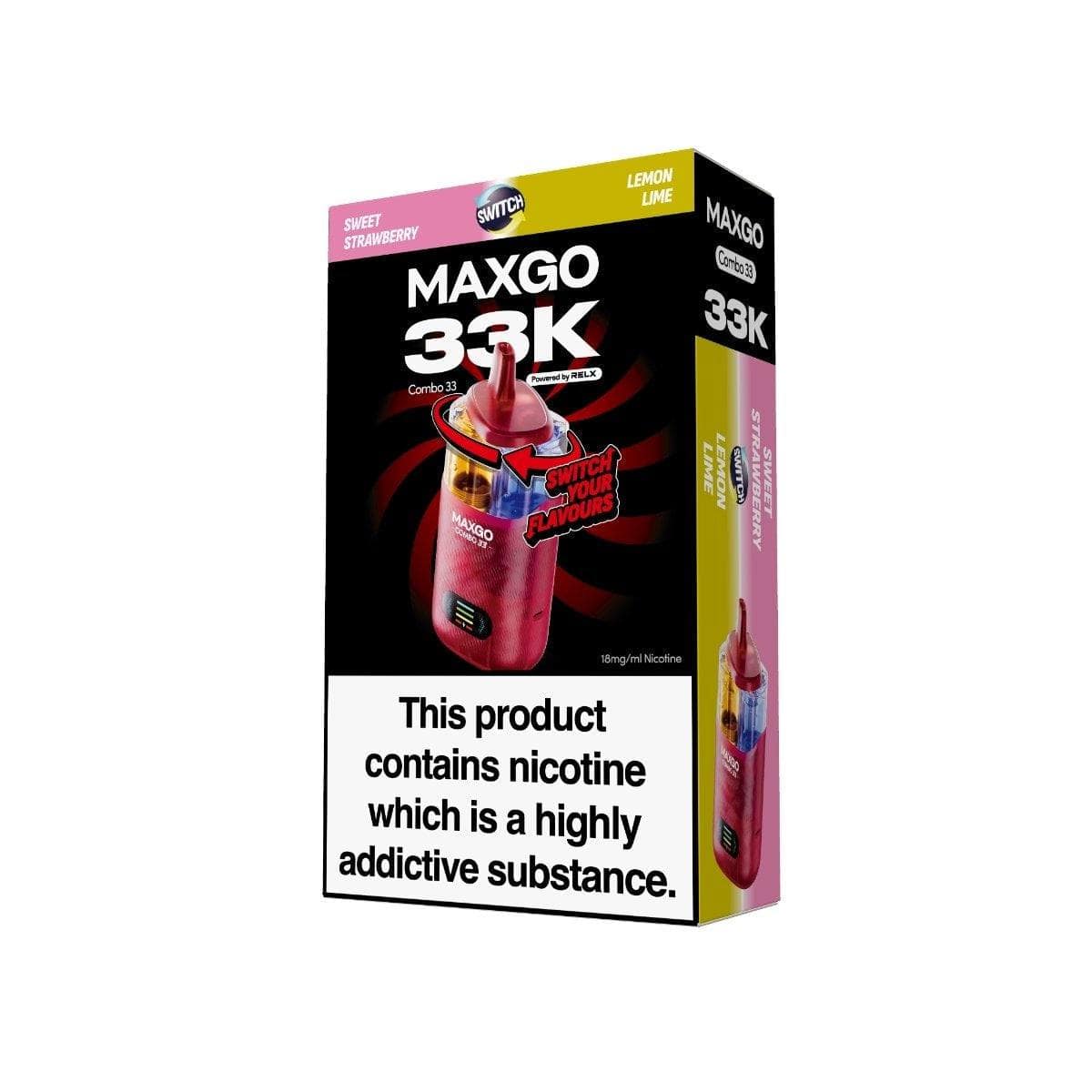 Relx - Relx Maxgo 33k Prefilled Pod Vape Kit - (BOX OF 5) - The No1 Plug
