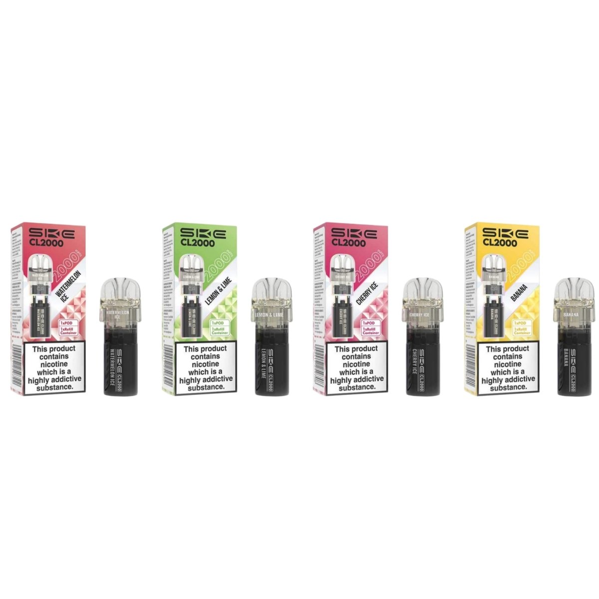 SKE - SKE CL2000 Prefilled Pods - The No1 Plug