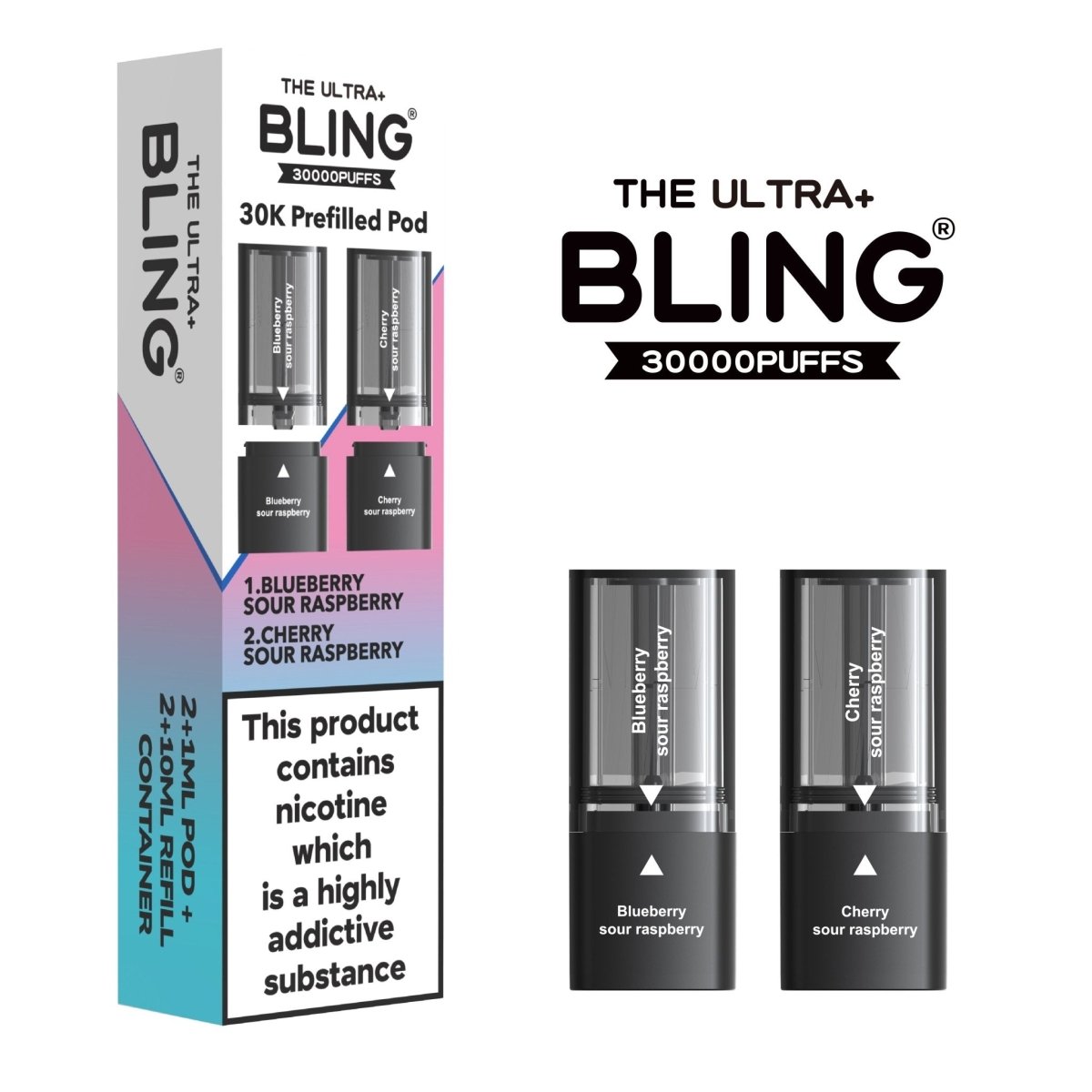 The Crystal Bling - The Bling Ultra Plus 30k Replacement PODS - The No1 Plug