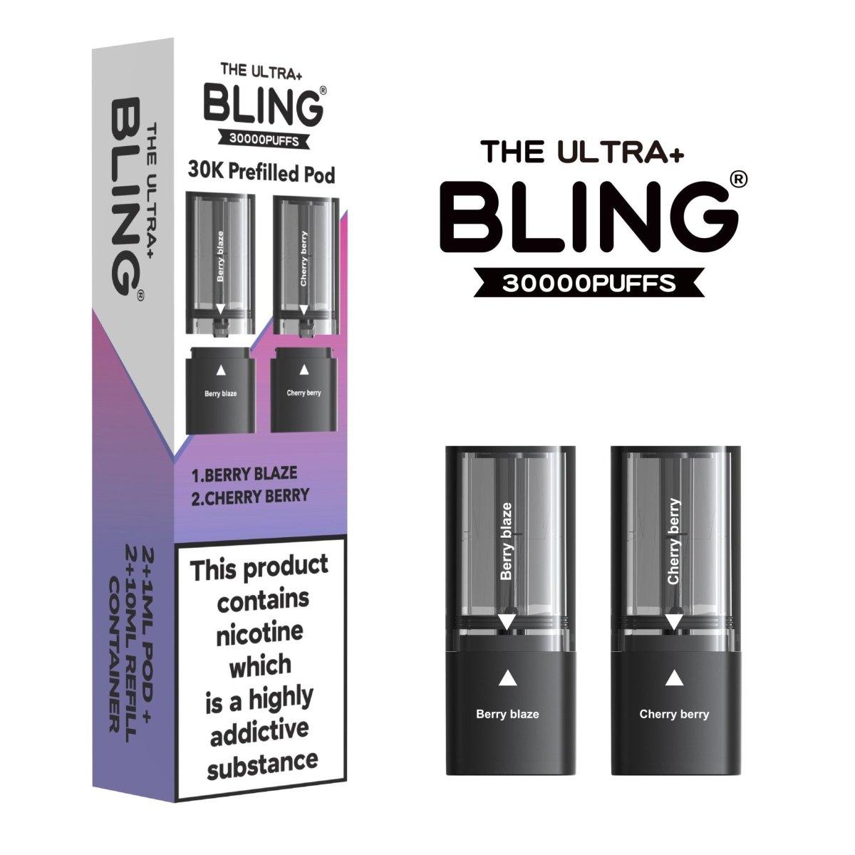 The Crystal Bling - The Bling Ultra Plus 30k Replacement PODS - The No1 Plug