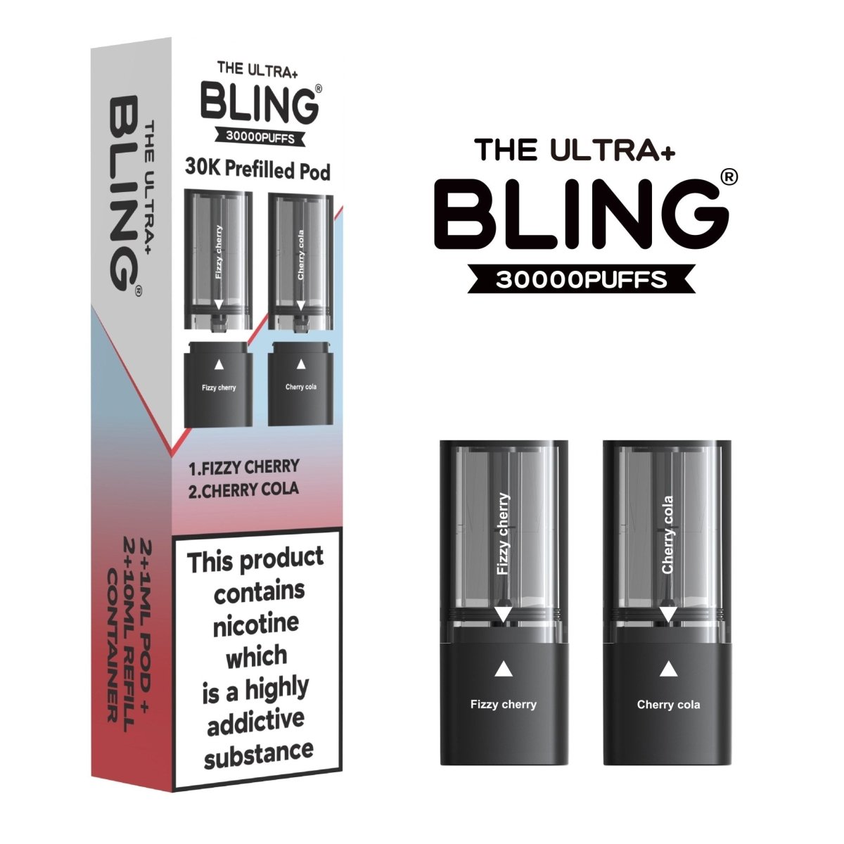 The Crystal Bling - The Bling Ultra Plus 30k Replacement PODS - The No1 Plug