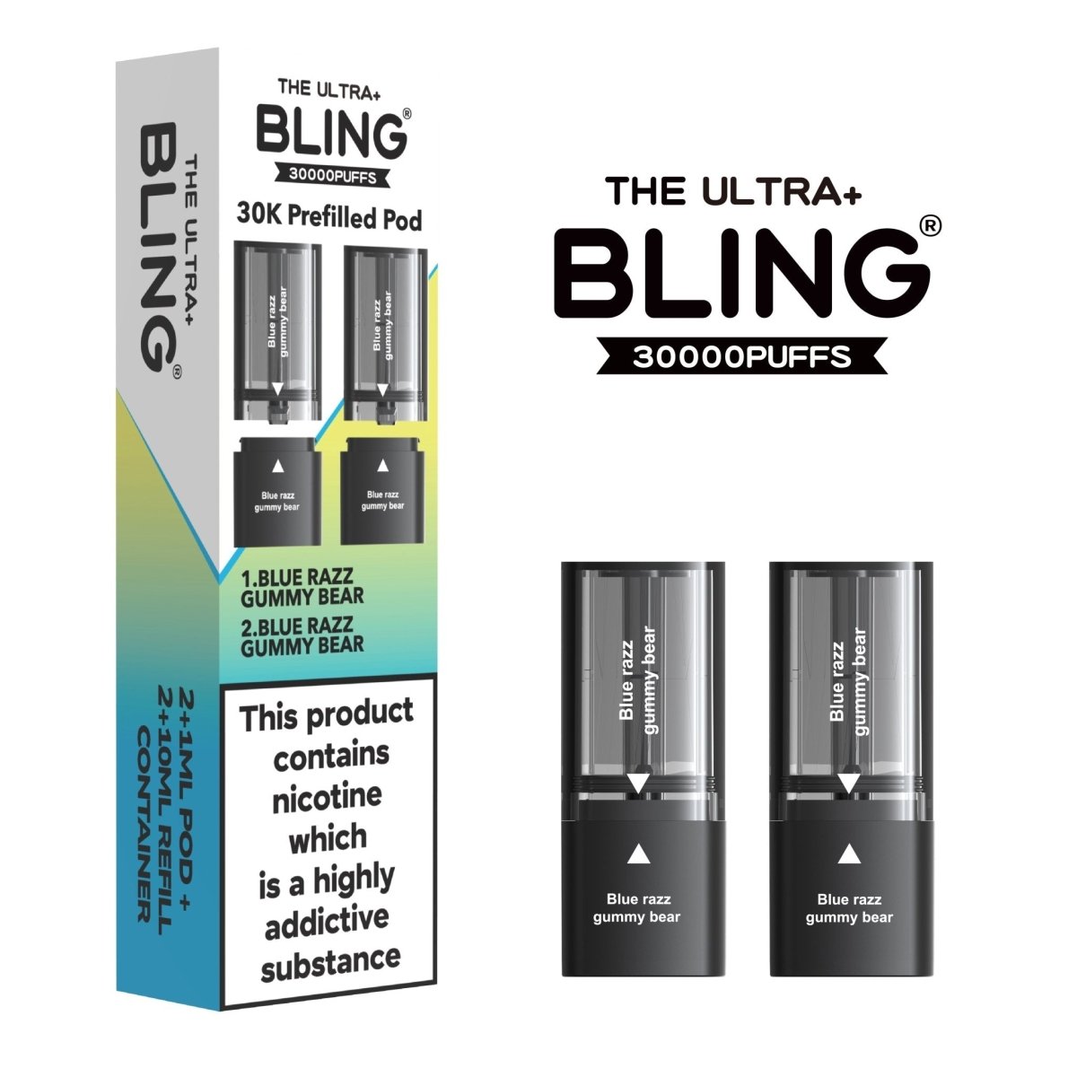The Crystal Bling - The Bling Ultra Plus 30k Replacement PODS - The No1 Plug
