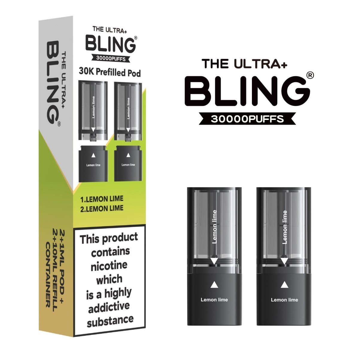 The Crystal Bling - The Bling Ultra Plus 30k Replacement PODS - The No1 Plug
