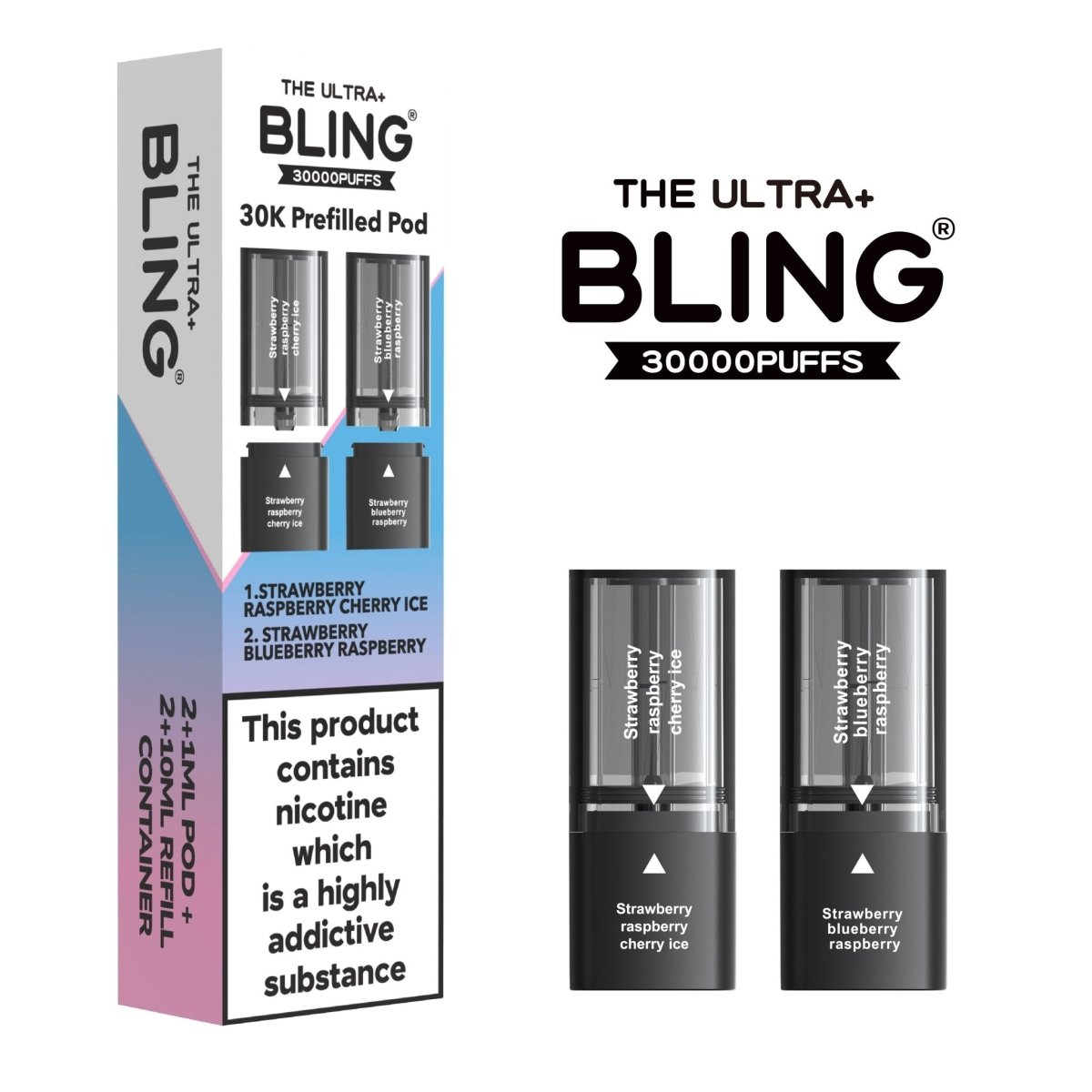 The Crystal Bling - The Bling Ultra Plus 30k Replacement PODS - The No1 Plug