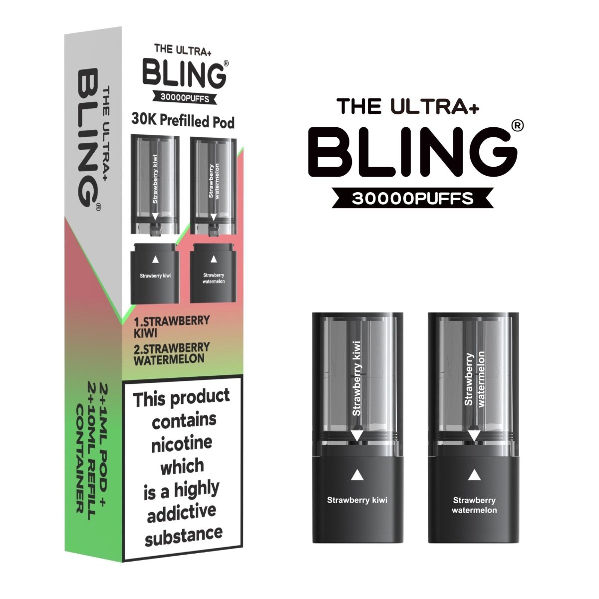 The Crystal Bling - The Bling Ultra Plus 30k Replacement PODS - The No1 Plug